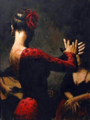 Flamenco Dancer tablado